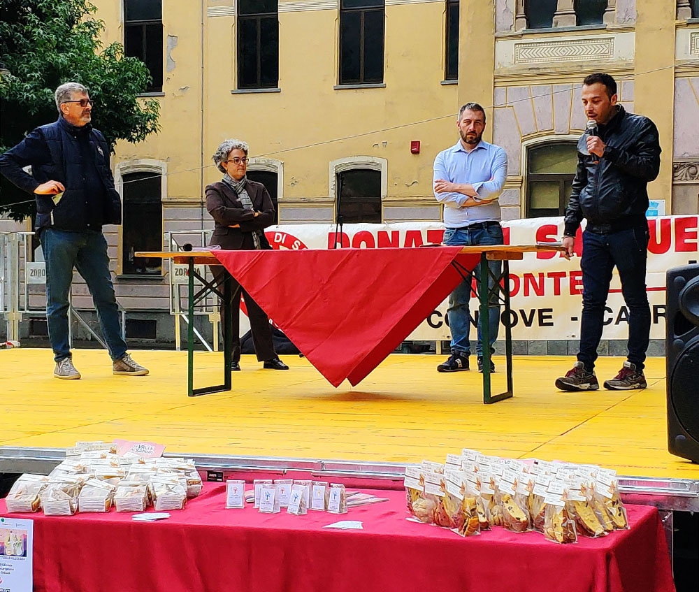 Da sinistra Enzo Gioberto, Rosa Del Gaudo, Jacopo Suppo e Stefano Giallombardo